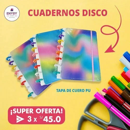 Cuaderno Disco