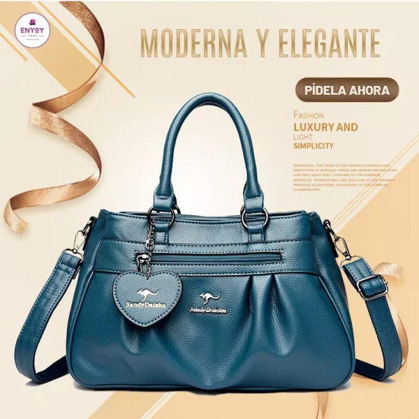 Bolso Cartera de cuero gran capacidad Calidad Premium