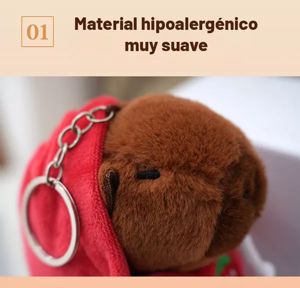 Capibara Capybara Llavero Peluche