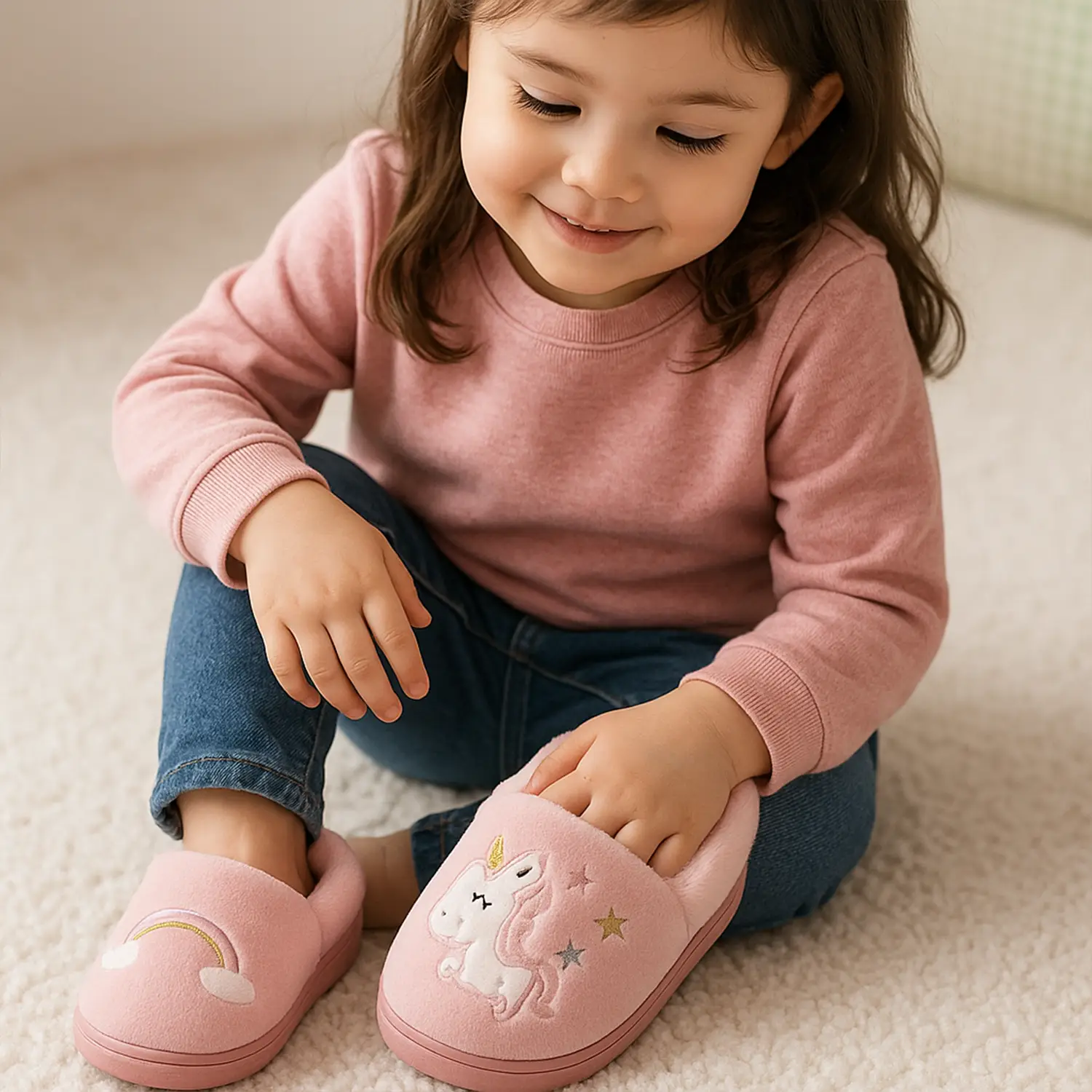 Pantuflas Unicornio