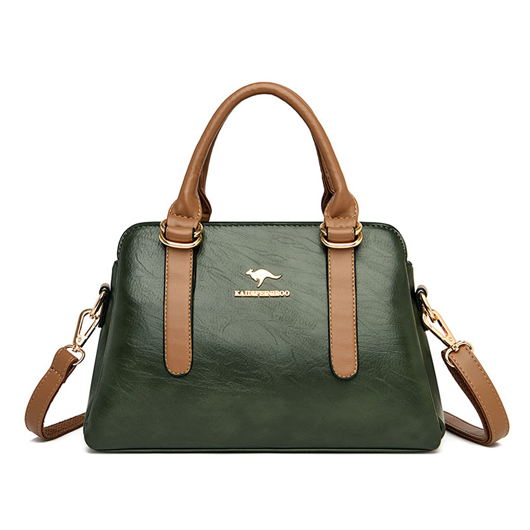 Bolso de Hombro y Mano Verde Oscuro