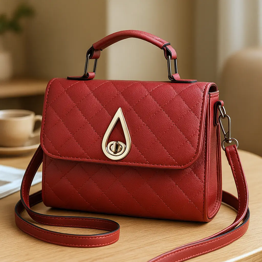 Bolso de hombro y mano con asa y correa