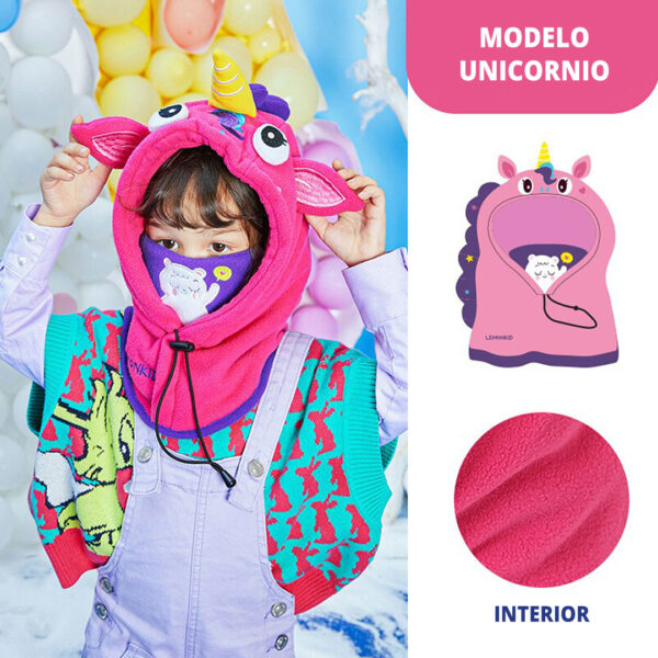 Gorro Capucha Kawaii Cómodo y Resistente