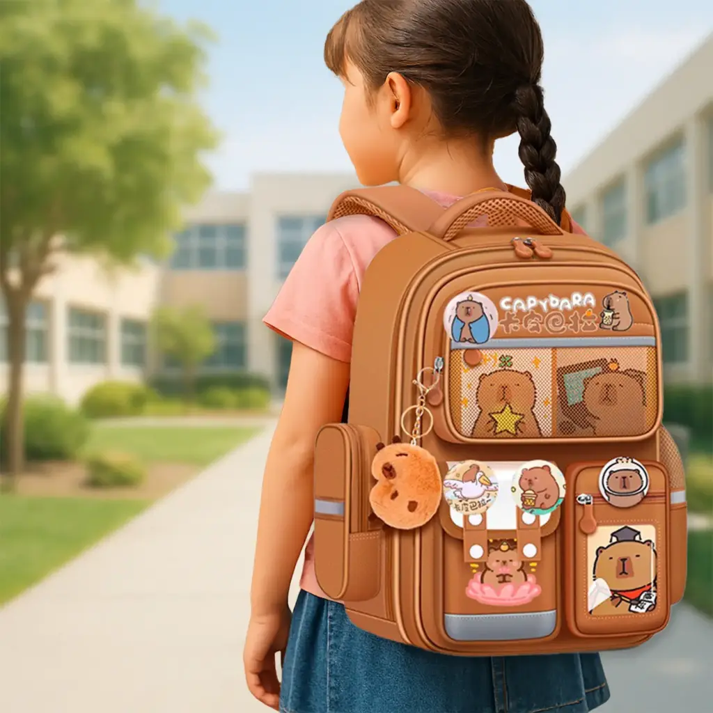 Mochila Capibara Kawaii