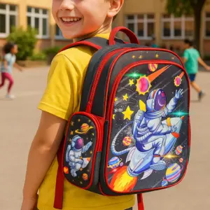 Mochilas Escolares para Niños – Astronauta y Dinosaurios