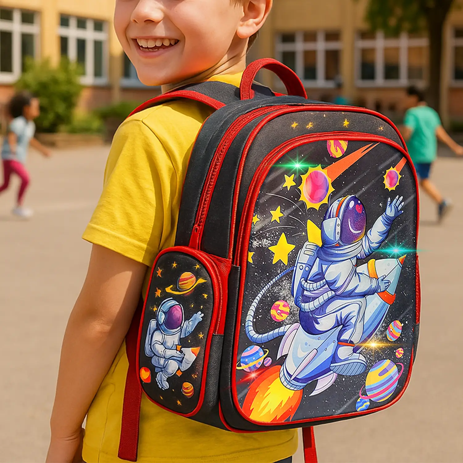 Mochilas Escolares para Niños – Astronauta y Dinosaurios