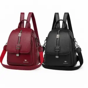 Mochila de cuero urbana
