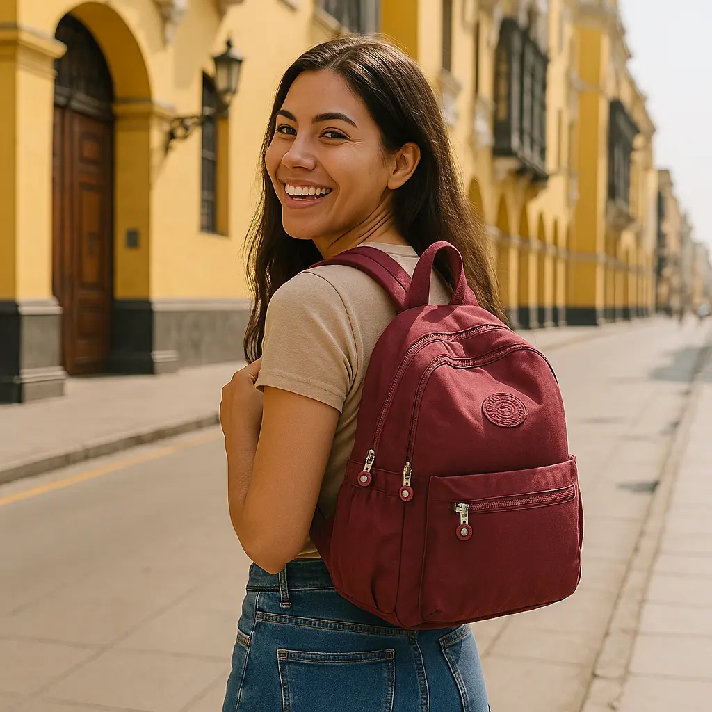 Mochila casual impermeable multiusos