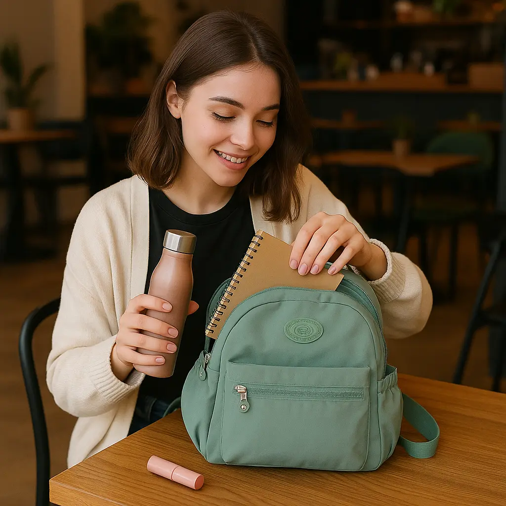 Mochila casual impermeable multiusos