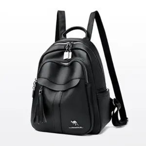 Mochila de cuero para mujer