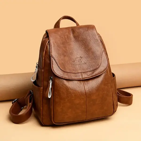 Mochila de cuero moderna y elegante