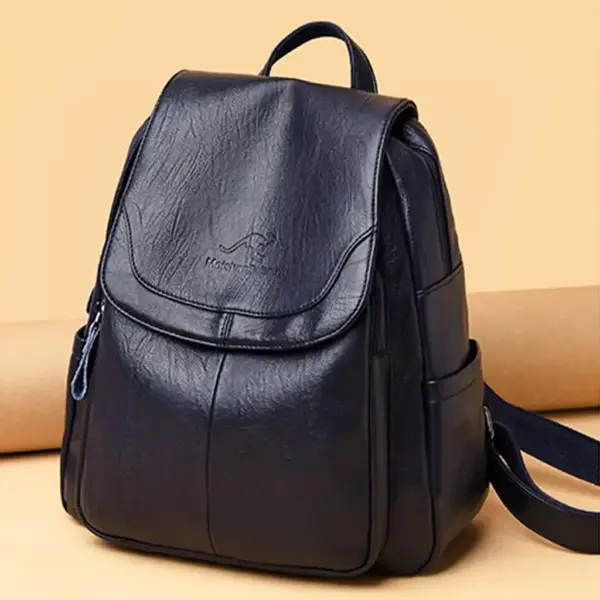 Mochila de cuero moderna y elegante